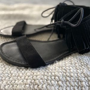 Fringed Bohemian Sandals